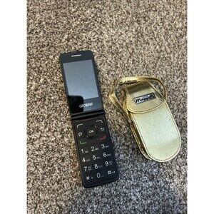 Alcatel MyFlip A405DL - Gray ( TracFone ) 4G VoLTE Flip Phone - For Parts
